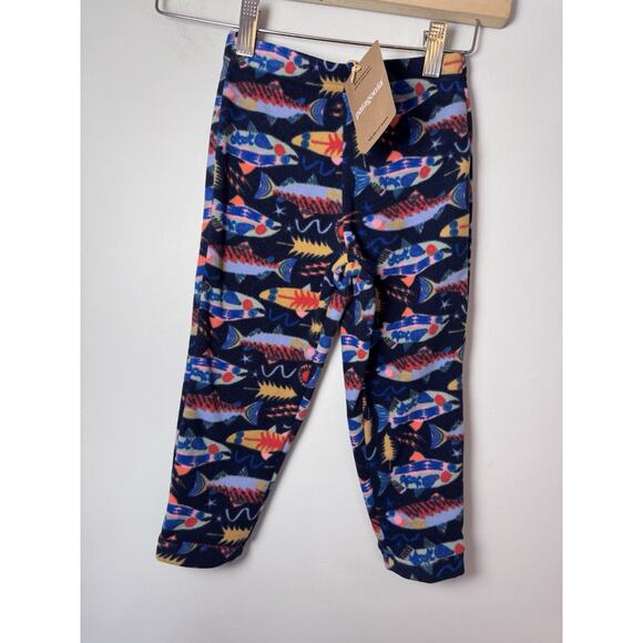 Patagonia Baby Micro D Bottoms Fleece Pull On Pants Sz 3T NWT $40 MSRP - Picture 4 of 12
